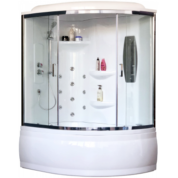 Душевая кабина Royal Bath RB140ALP-T-CH-L (прозрачное)
